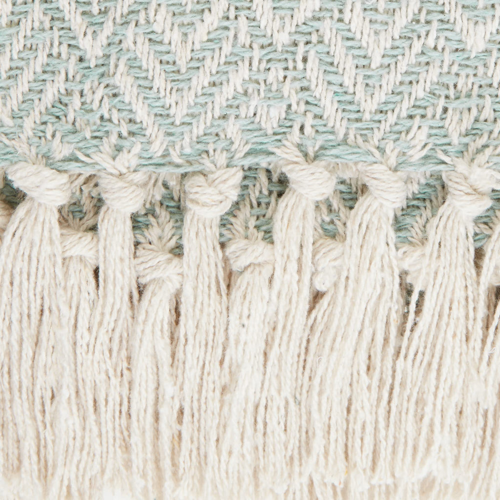 DII Diamond Throw Collection Cotton Woven, 50x60, Gray