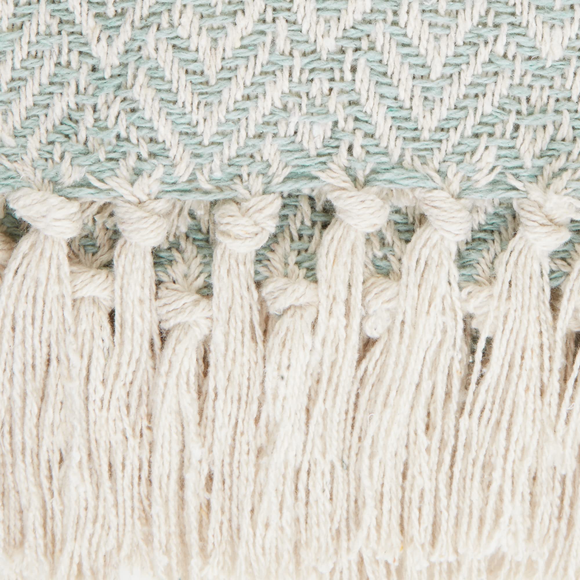 DII Diamond Throw Collection Cotton Woven, 50x60, Gray