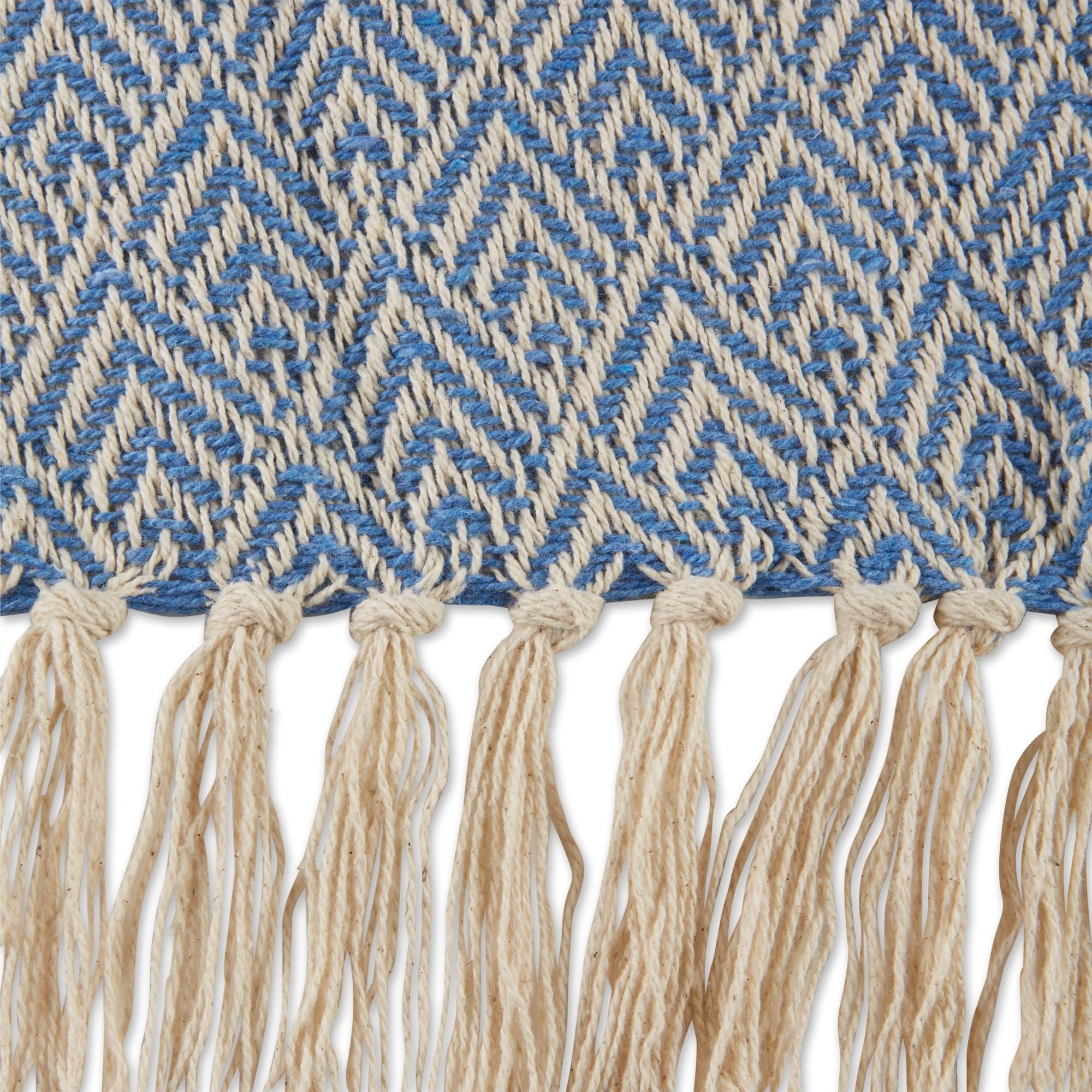 DII Diamond Throw Collection Cotton Woven, 50x60, Gray