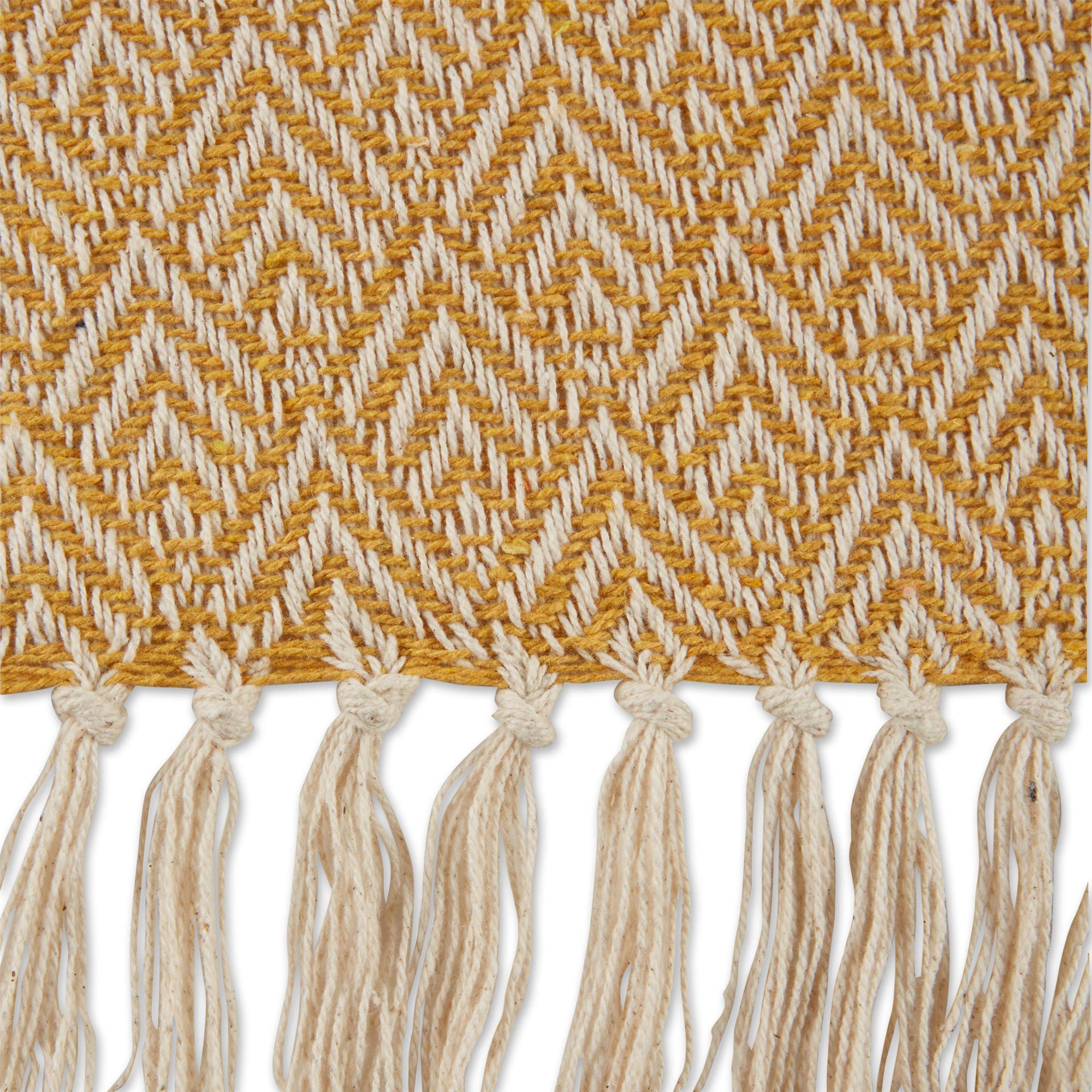 DII Diamond Throw Collection Cotton Woven, 50x60, Gray